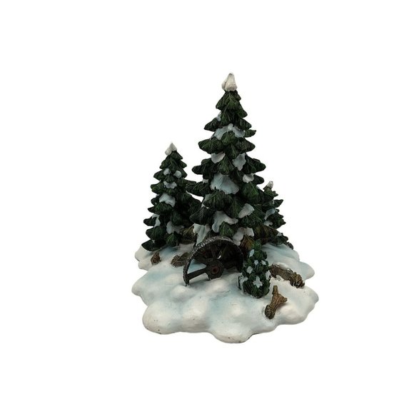 Department 56 Village Accessory Wagonwheel Pine Grove  Retired  Vintage - Picture 2 of 16
